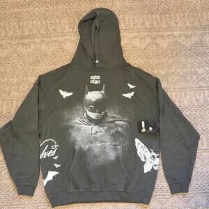 Darc Sport x DC The Batman Pierce Hoodie XL NWT